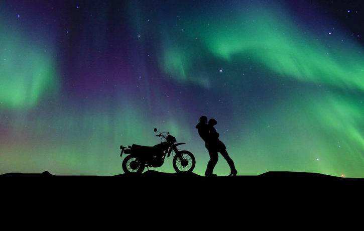 meditation on a motorbike